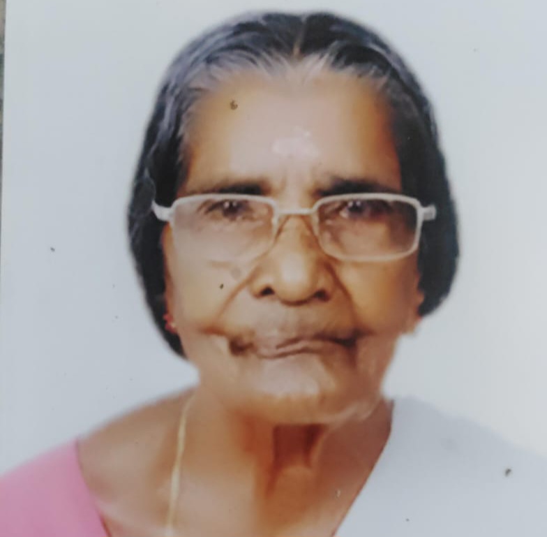 Deceased- Vaikkom Iyer Kulangara East and Late K.K. Chellappan's wife - Bhavani Chellappan (89).