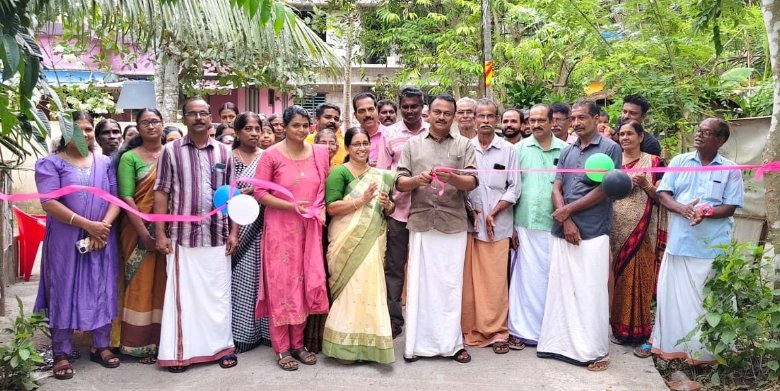 The Chemanath - Vattaveli road constructed   under the rural road renovation project was inaugurated.