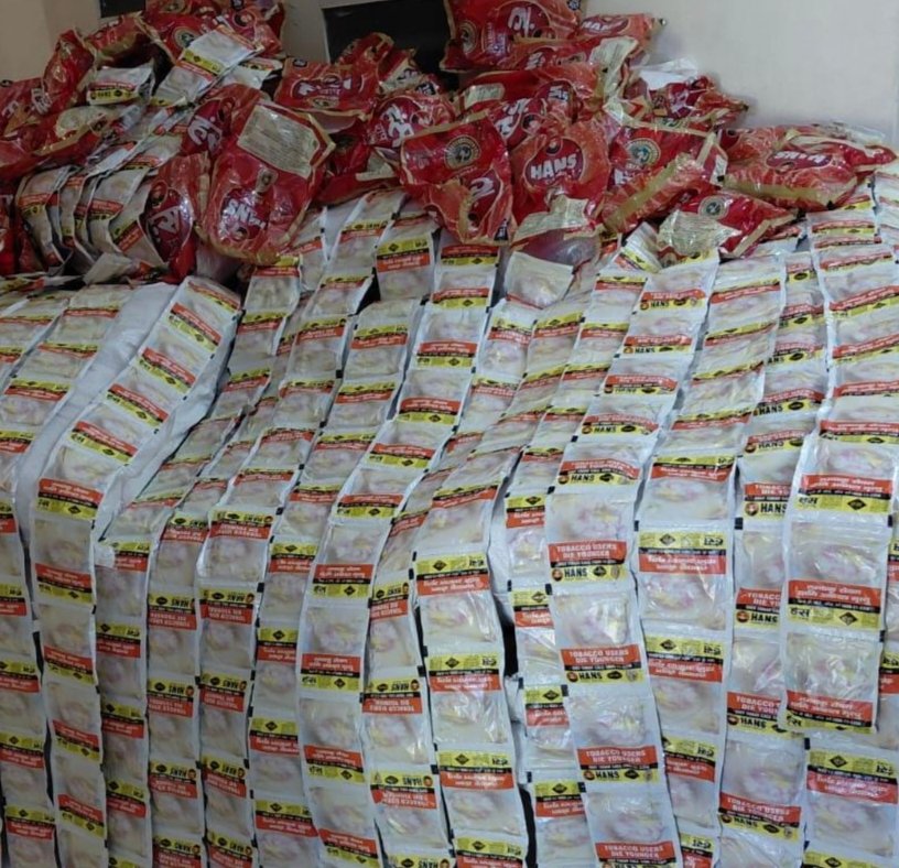 Prohibited tobacco products seized in Kottayam; three arrested
