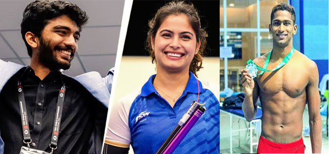 Khel Ratna for 4 stars including Manu Bhaker and D Gukesh