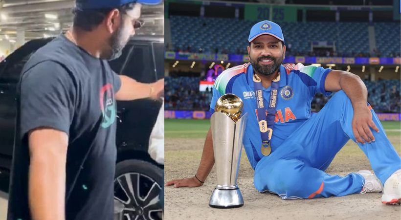 Rohit Sharma upset after trying to take a picture of his wife and daughter