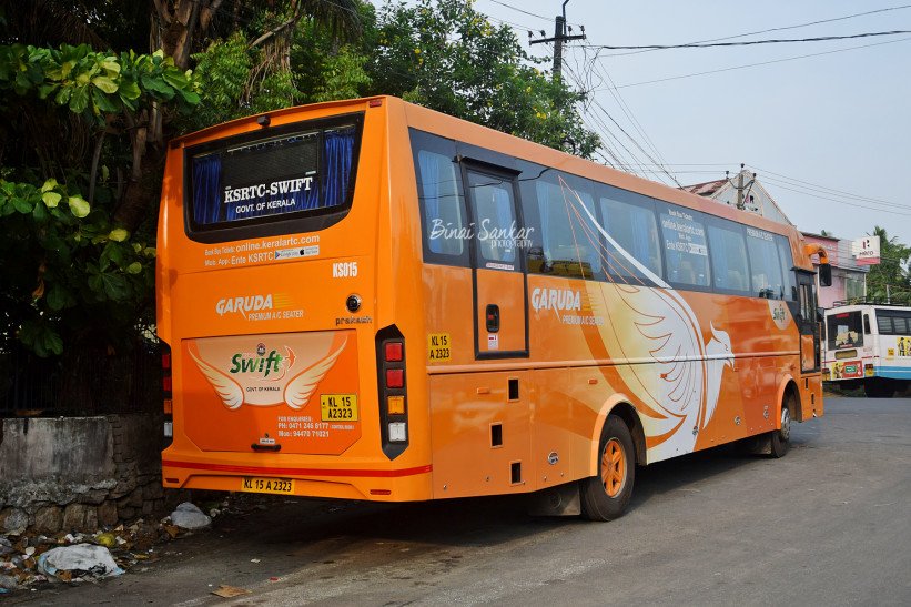 KSRTC Ooty Swift Bus Pudukkad Boarding Point