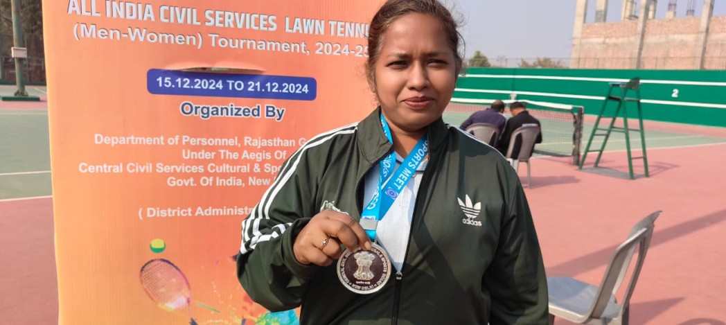 Silver Medal for Homeo Doctor at National Civil Service Sports