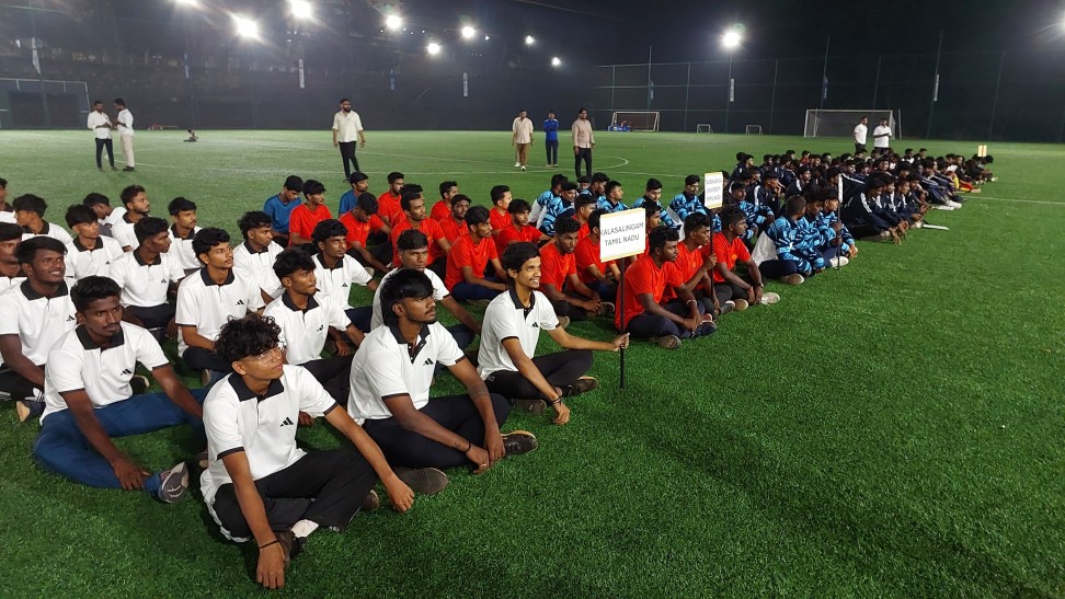 A colourful start to the All India Inter-University South Eastern Region Football Championship.