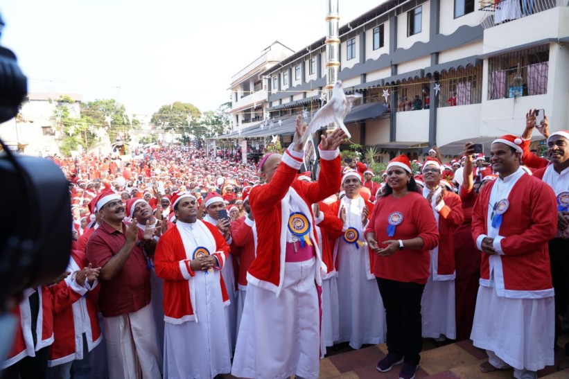 Felix Natalis’ or  Christmas procession of the Diocese of Kozhikode with fresh  views