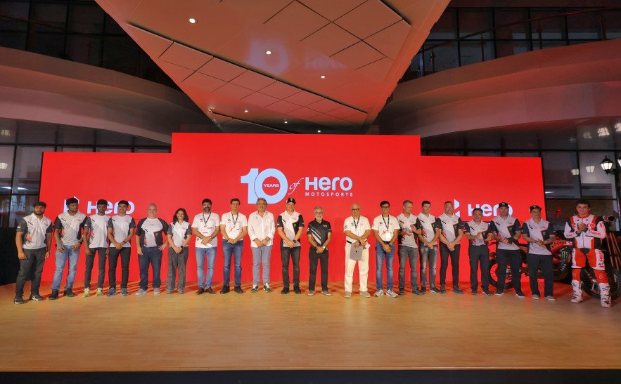 A Decade that Challenges Limits: Hero MotoSports Team Launches Rally,India's Next Dakar Hero'Celebrating 10 Years of Global Rally Racing Excellence