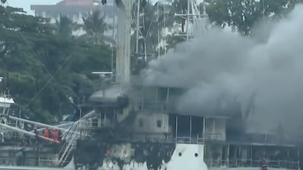 Major fire on foreign ship repaired in Wipein: