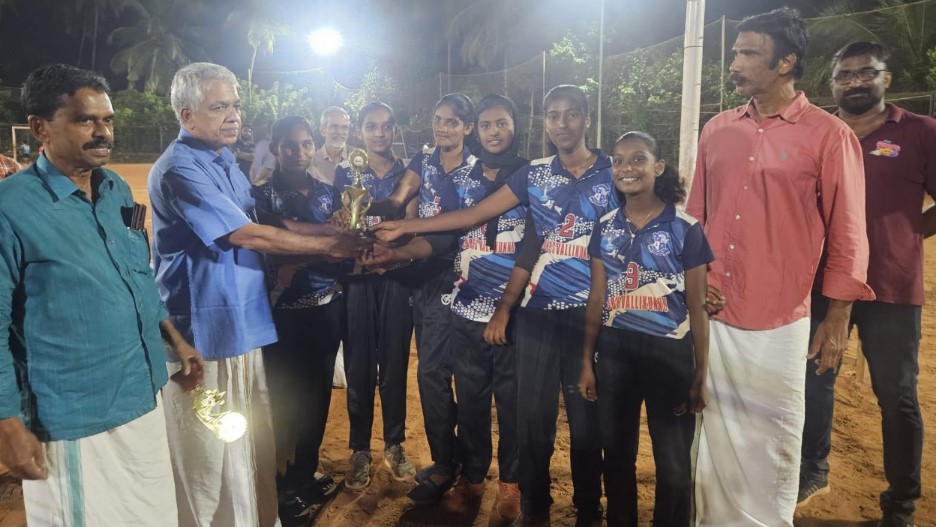 District Sub Junior Volleyball : Sandipani Vallikunnu and Bodhi Thanur Champions